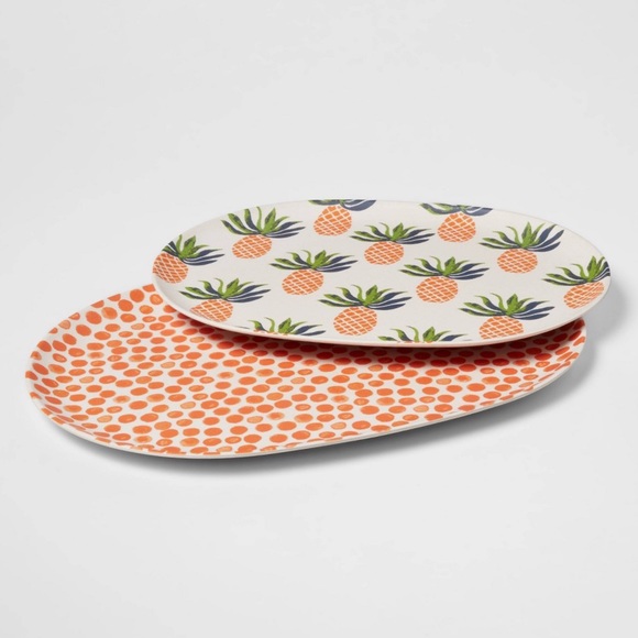 OPALHOUSE 7 piece Pineapple Serving Platters and Serveware Set - Picture 4 of 16